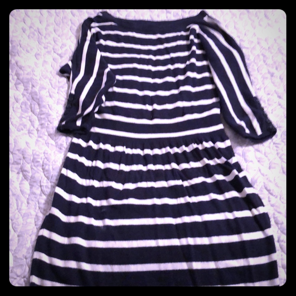 Striped Sweater Dress